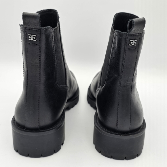 Sam Edelman Jazmine Chelsea Boots, Black Leather, Women's 8.5 - Picture 5 of 14